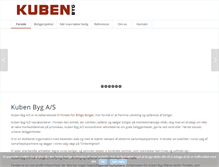 Tablet Screenshot of kubenbyg.dk